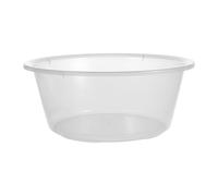 VICASKY Vasca Da Bagno Trasparente in Plastica Media, Lavandino Multifunzionale Per Viso e Pediluvio, Leggero e Portatile Per Uso Domestico e Lavanderia