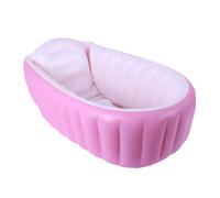 VICASKY Vaschetta Gonfiabile Per Ragazzo Ragazza Pieghevole Bagnetto Portatile Per Ragazzo Ragazza e Ragazzo Ragazza Piscina Gonfiabile Per Bagno Rosa Perfetta Per Uso Domestico e Viaggi
