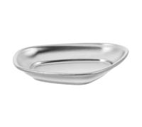 VICASKY Vassoio di Ripartizione delle unghie piccoli contenitori vassoio porta attrezzi per unghie contenitori artigianali Acciaio inossidabile Silver