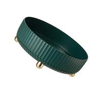 VICASKY Vassoio Rotondo Per in Plastica Organizer Rotante Per Cosmetici e Oggetti Quotidiano Adatto Per Casa Ufficio e Esposizione in Negozio