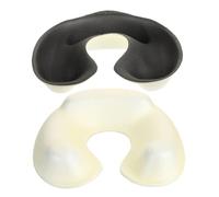 VICASKY Vassoio Spugna per Permanente Chioma 2 Pezzi Coprispalle per Colorazione, Supporto Collo per Salone Professionale, Raccoglitore Liquidi Antigoccia per Trattamenti Chioma