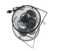 VICASKY Ventola di Ventilazione Solare USB Portatile in Plastica Nera, Silenziosa e Ecologica, 3.5w 5v per Camping e Casa, per Vacanze Estive Alimentazione Solare e USB