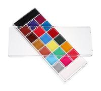 VICASKY Vernici stencil per la pittura del viso riutilizzabili vernice professionale per il viso vernice neon bagliore nelle decorazioni di halloween scure clown pigmento
