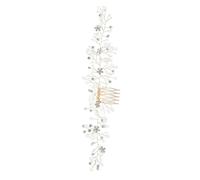 VICASKY Vite Dei Capelli Da Sposa Con Strass Vite Da Sposa Decorativa Vite Dei Capelli Con Pettine Per Sposa Accessori Da Sposa Fatti A Mano Elegante Parte Dei Capelli Per Matrimoni E Speciale