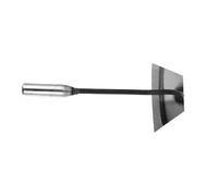 VICASKY Zappetta da Giardinaggio in Acciaio al Manganese, Attrezzo Manuale Saldata, 35cm, Argento, per Giardinaggio e attività Outdoor Camping
