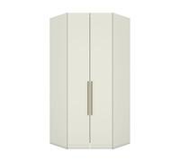 Vicawu Armadio ANGOLARE CULSAC, Bianco, Armadio angolare