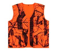 VicBre Blaze - Gilet da caccia con tasche, per uomo, pesca, campeggio, capispalla, Arancione, XXX-Large