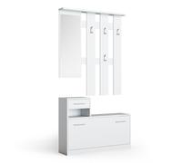Vicco Appendiabiti Billy, Bianco, 100 x 111.6 cm