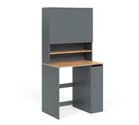 Vicco armadietto coprilavatrice Viktor Antracite/Rovere dorato 93.6x88.2 cm
