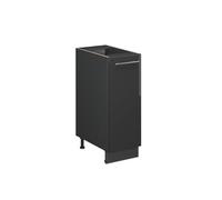 Vicco Armadio cucina dispensa alto Fame-Line, Antracite lucido, 30 cm senza piano di lavoro