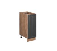 Vicco Armadio cucina dispensa alto Fame-Line, Grigio scuro, 30 cm senza piano di lavoro