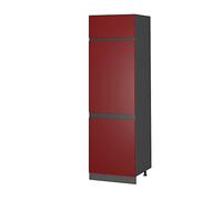 Vicco Armadio frigorifero R-Line, Rosso, 60 cm