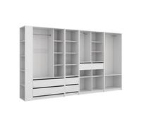 Vicco Armadio multifunzione multifunzione Elmo, Bianco, 50 x 200 cm