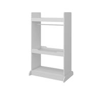 Vicco Armadio per bambini Conny, Bianco, 67 x 110 cm con asta di sospensione in legno e pomelli, per la conservazione e l’organizzazione degli abiti per bambini