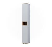 Vicco Armadio per il bagno Didi, Bianco/Artisan, 30 x 192 cm