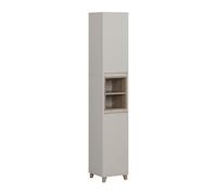 Vicco Armadio per il bagno Elnor, Grigio, 30 x 170 cm