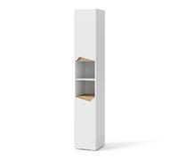 Vicco Armadio per il bagno Marelle, Bianco/Artisan, 30 x 180 cm