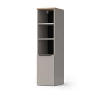 Vicco Armadio universale Wido, Grigio, 30.2 x 120 cm con una porta