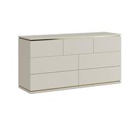 Vicco Cassettiera per camera da letto Linette, Cachemire, 139.8 x 70 cm con 7 cassetti, Meccanismo push-to-open per un'apertura silenziosa