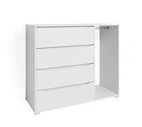 Vicco Cassettiera per camera da letto Ruben, Bianco, 48 x 101.9 cm, per riporre abiti e oggetti di uso quotidiano