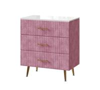 Vicco Cassettiera Velia, rosa, 70 x 78.5 cm con 3 cassetti