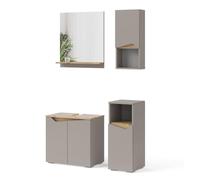 Vicco Combinazione di mobili da bagno Marelle, Grigio, 60 cm