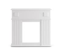 Vicco Cornice per caminetto, Bianco, 109 x 100 cm, per la copertura decorativa di aperture camino inutilizzate