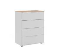 Vicco Credenza Betti, Bianco/Sonoma, 30 x 83.6 cm