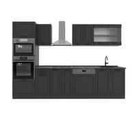 Vicco Cucina componibile R-Line, Antracite country, 300 cm