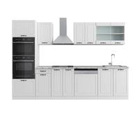 Vicco Cucina componibile R-Line, Bianco country, 300 cm
