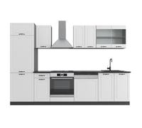 Vicco Cucina componibile R-Line, Bianco country/antracite, 300 cm