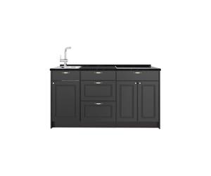 Vicco Cucine componibili piccole Fame-Line, Antracite country, 150 cm