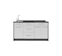Vicco Cucine componibili piccole Fame-Line, Bianco lucido, 150 cm