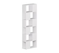 Vicco Divisorio per ambienti Eneos, Bianco, 60 x 186 cm | utilizzabile come scaffale autoportante per una suddivisione flessibile degli spazi