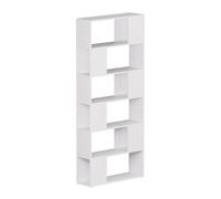 Vicco Divisorio per ambienti Eneos, Bianco, 80 x 186 cm, utilizzabile come scaffale autoportante per una suddivisione flessibile degli spazi