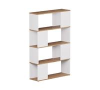 Vicco Divisorio per ambienti Eneos, Rovere bianco/dorato, 80 x 124.5 cm