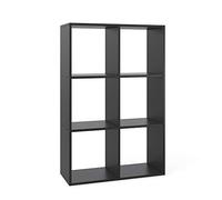 Vicco Divisorio per ambienti, Nero, 72 x 107.8 cm | adatto per la conservazione e la separazione degli ambienti abitativi