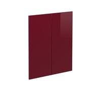 Vicco Frontale cucina R-Line, Rosso lucido, 59.2 x 71.3 cm frontale del mobile per mobile base, adatto per armadi da cucina R-Line per un montaggio semplice