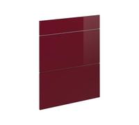 Vicco Frontale cucina R-Line, Rosso lucido, 59.6 x 70.4 cm frontale del mobile per mobile base con cassetti, adatto per armadi da cucina R-Line per un montaggio semplice