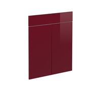 Vicco Frontale cucina R-Line, Rosso lucido, 59.6 x 70.8 cm frontale del mobile per mobile base con cassetti, adatto per armadi da cucina R-Line per un montaggio semplice