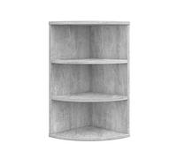Vicco Libreria angolare da terra Ecki, Calcestruzzo, 30 x 60 cm, per montaggio a parete con tre ripiani aperti