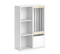 Vicco Libreria bambini Luigi, Bianco, 29.2 x 107.8 cm