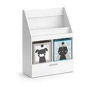 Vicco Libreria bambini Luigi, Bianco, 72 x 96.2 cm con cassetto e 2 scatole pieghevoli opt.3