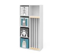 Vicco Libreria bambini Marvin, Bianco, 72 x 143 cm