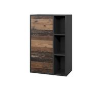 Vicco Libreria da parete Berno, Nero/antico, 50.1 x 78.4 cm