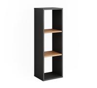 Vicco Mobile a scaffali Orlando, Antracite/Rovere dorato, 30 x 90.5 cm