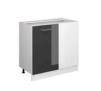 Vicco Mobile ad angolo cucina R-Line, Antracite lucido, 86 cm