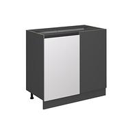 Vicco Mobile ad angolo cucina R-Line, Bianco, 86 cm