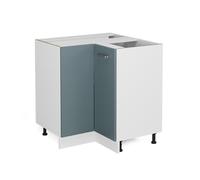 Vicco mobile ad angolo cucina R-line, Grigio-blu/Bianco, 75.6 cm senza piano di lavoro