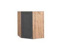 Vicco mobile angolare da cucina Fame-Line, Antracite-oro/Quercia dorata, 57 cm